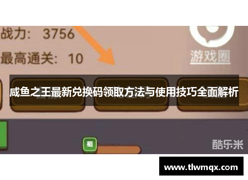 咸鱼之王最新兑换码领取方法与使用技巧全面解析