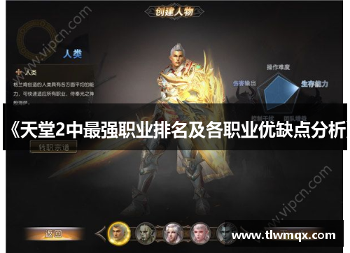 《天堂2中最强职业排名及各职业优缺点分析》